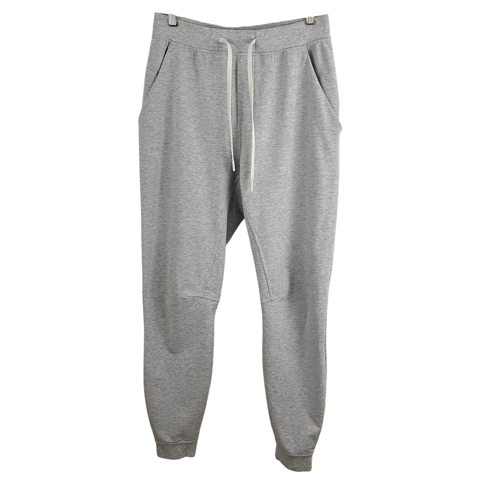 Lululemon City Sweat Joggers Men M Tall Heathered Grey Athleisure Activewear